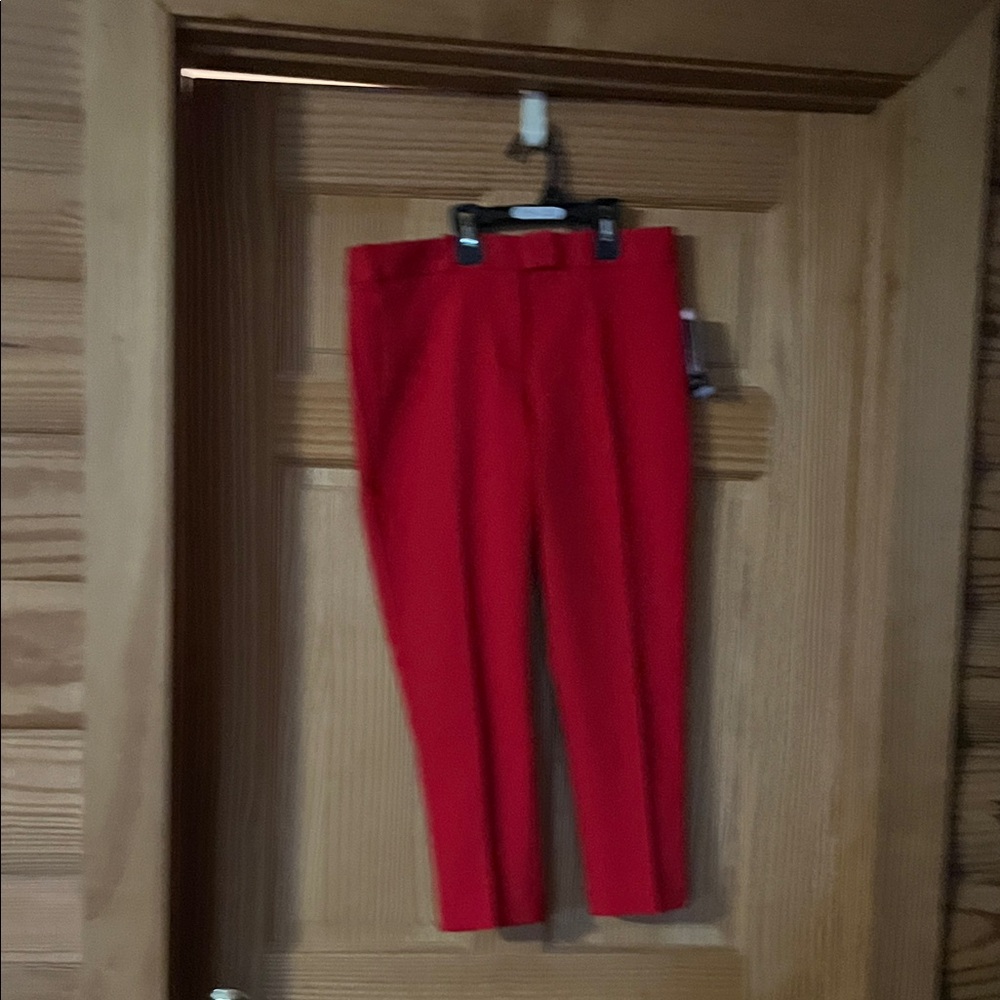Liz Claiborne Men's Bold Red Dress Pants